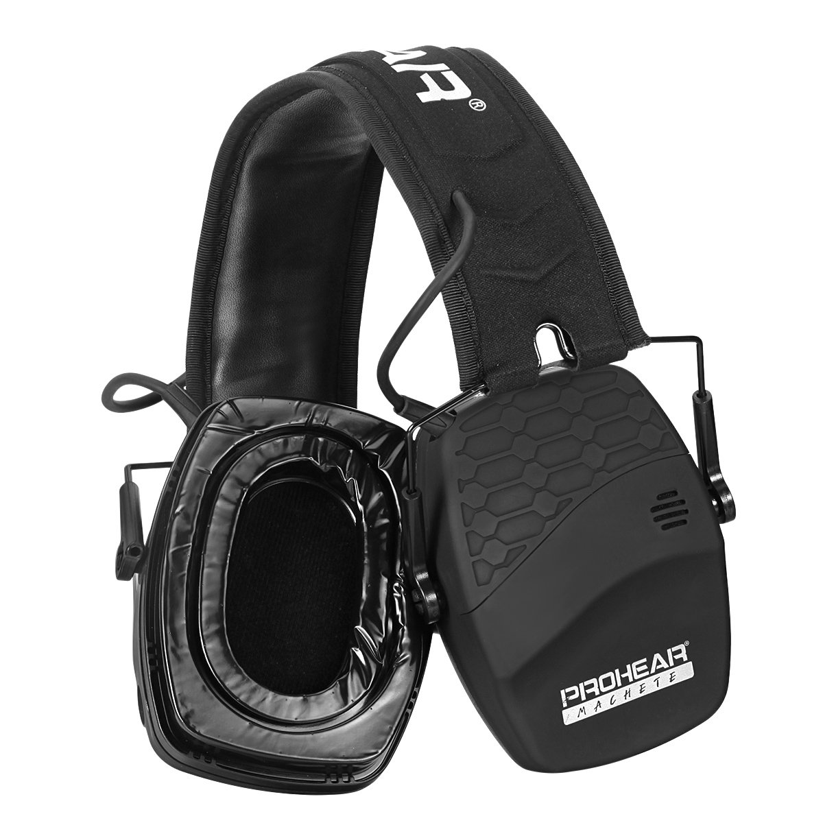 Electronic Sound Amplification and Suppression Shooting Hearing Protection Muff with Protective Case