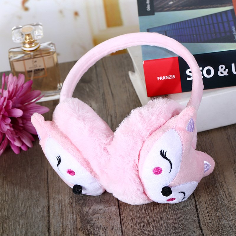 wholesale cute design Female winter students earmuffs children's anti-rabbit hair warm hearing protection kids earmuff