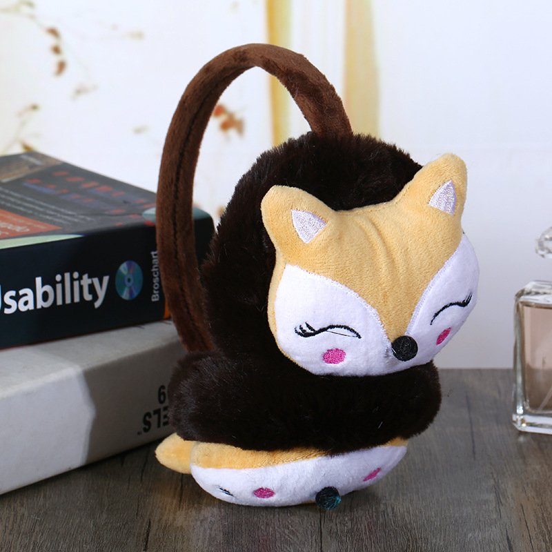 wholesale cute design Female winter students earmuffs children's anti-rabbit hair warm hearing protection kids earmuff