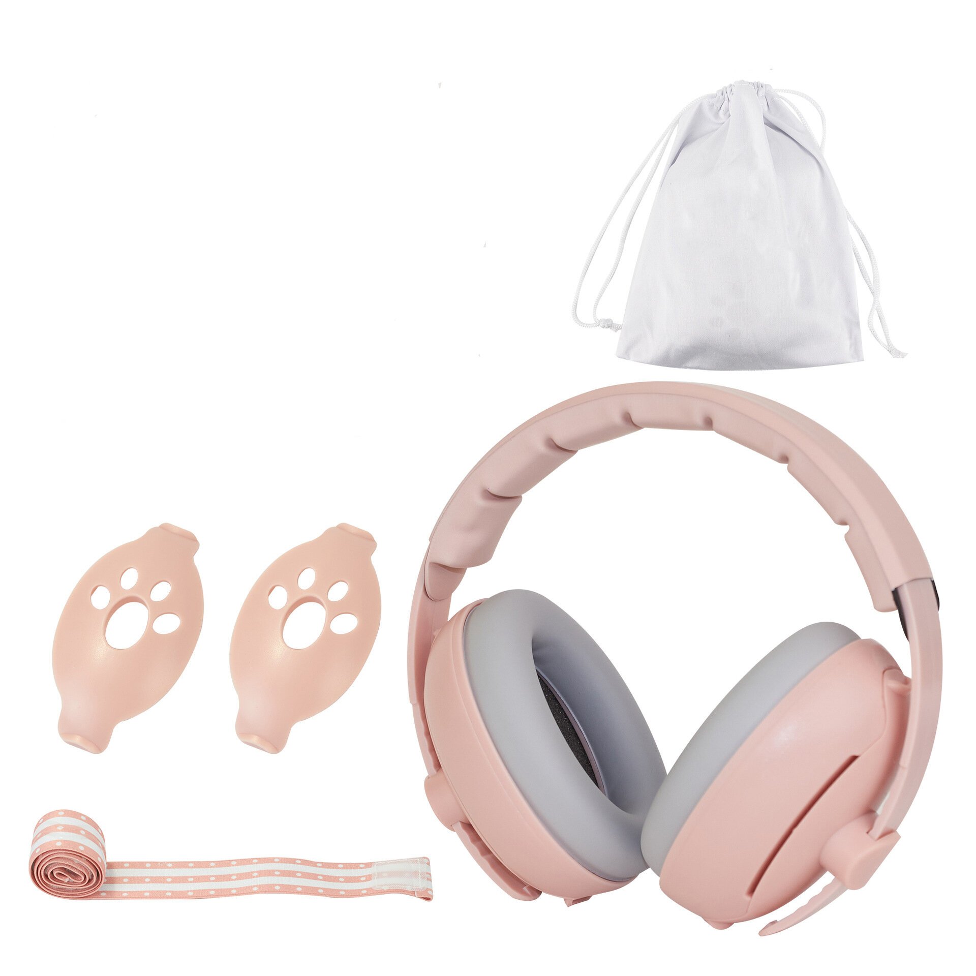 New Baby Ear Protection for Babies and Toddlers Noise Reduction Earmuffs Baby Headphones Against Hearing Damage Improves Sleep