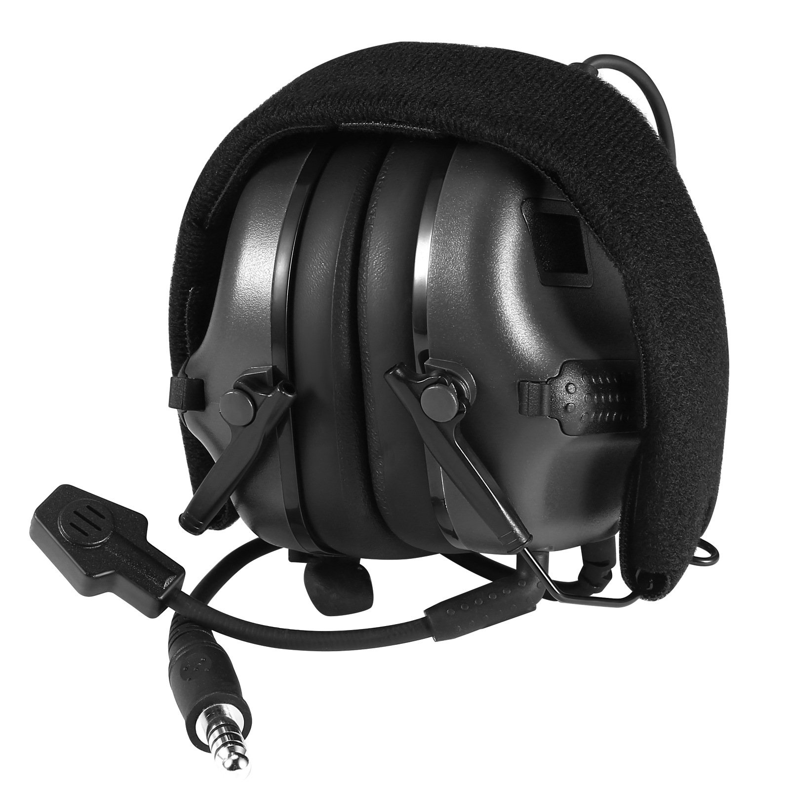 Sound pickup and noise reduction with microphone shooting training hunting professional hearing protection tactical earmuffs