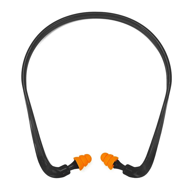 Top Quality Shooting Range Noise Reduction Banded Silicone Earplugs with NRR 22dB at Wholesale Prices from US