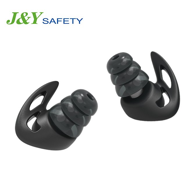 Reusable XS/S/M/L Size Flexible Hearing Protection Device Noise Reduction and Mute Earplug for Sleep for All