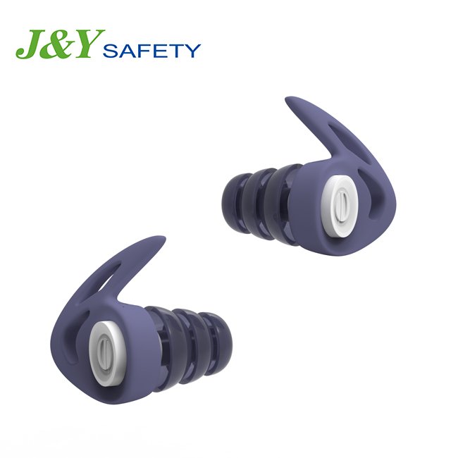 Reusable XS/S/M/L Size Flexible Hearing Protection Device Noise Reduction and Mute Earplug for Sleep for All