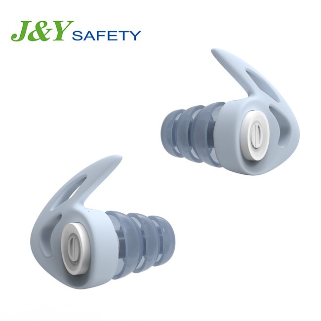 Reusable XS/S/M/L Size Flexible Hearing Protection Device Noise Reduction and Mute Earplug for Sleep for All