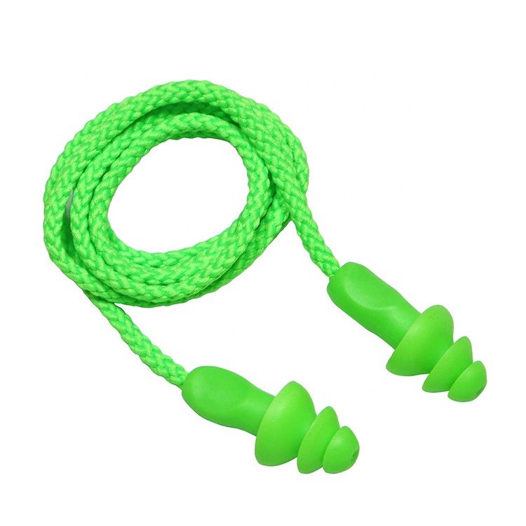 WEJUMP Soundproofing Anti Noise Hearing Protection Earplugs Foam With Cord ANSI Approved Professional SwimmingSafety Ear Plugs