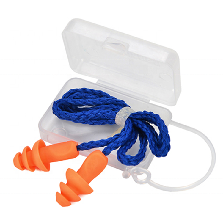 WEJUMP Soundproofing Anti Noise Hearing Protection Earplugs Foam With Cord ANSI Approved Professional SwimmingSafety Ear Plugs