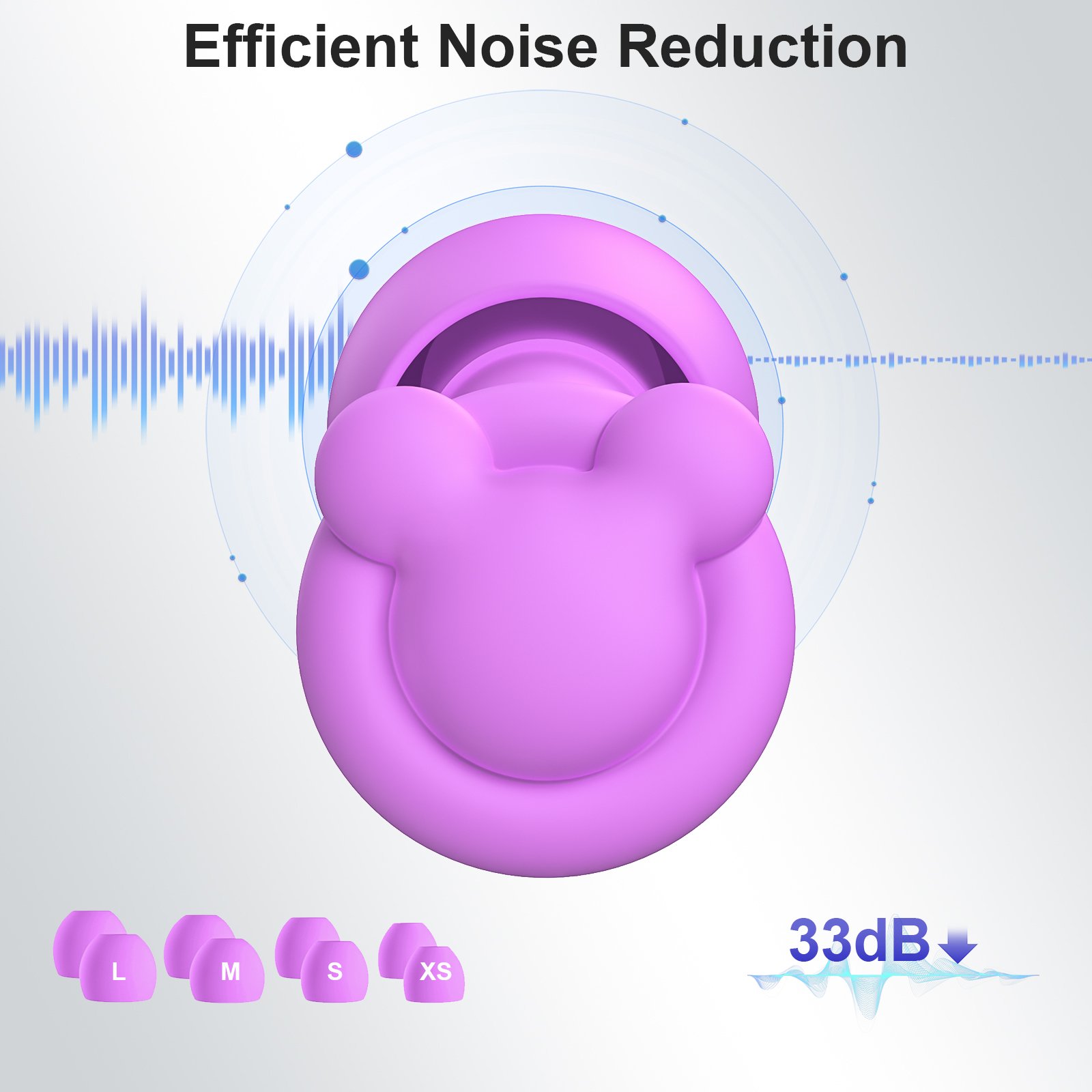 cartoon style Hearing Protection Professional Noise Reduction Soundproof Ear Plug Sleep earplugs