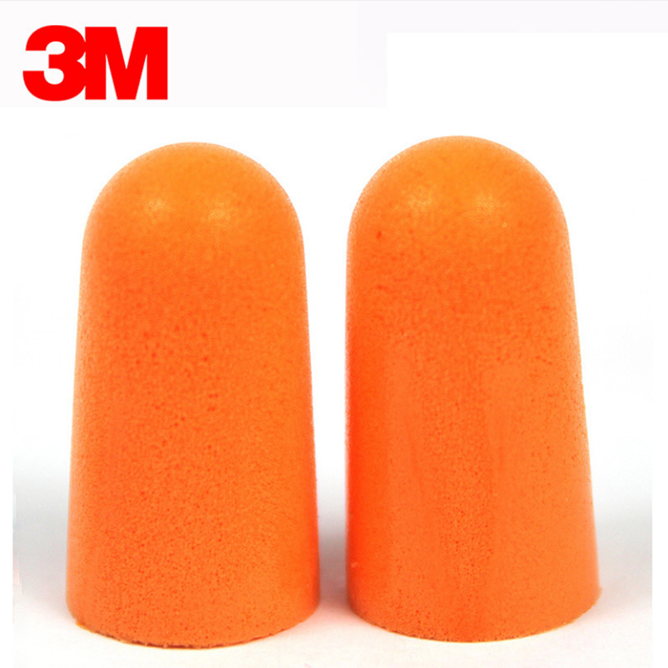 3 M 1100 Foam PU bullet type Disposable Uncorded Earplugs for Hearing Conservation