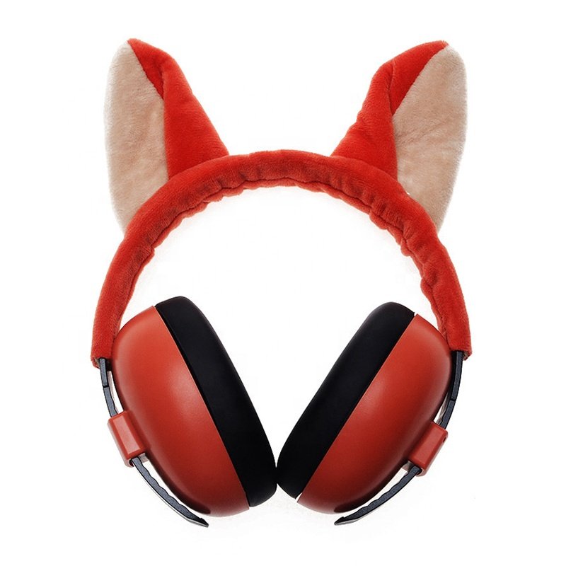 Cute Hearing Protection Headband Retractable Baby Ear Defenders Ear Muffs Noise Reduction Earmuff for Sleeping