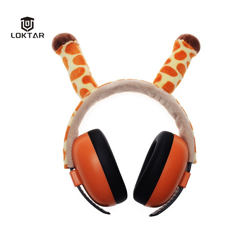 Cute Hearing Protection Headband Retractable Baby Ear Defenders Ear Muffs Noise Reduction Earmuff for Sleeping