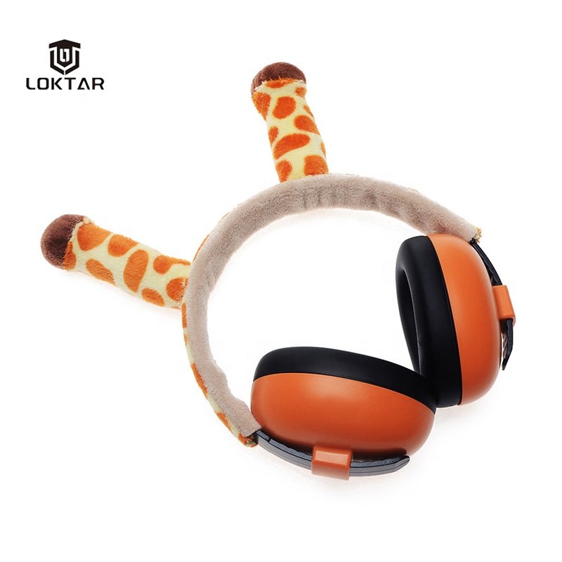 Cute Hearing Protection Headband Retractable Baby Ear Defenders Ear Muffs Noise Reduction Earmuff for Sleeping
