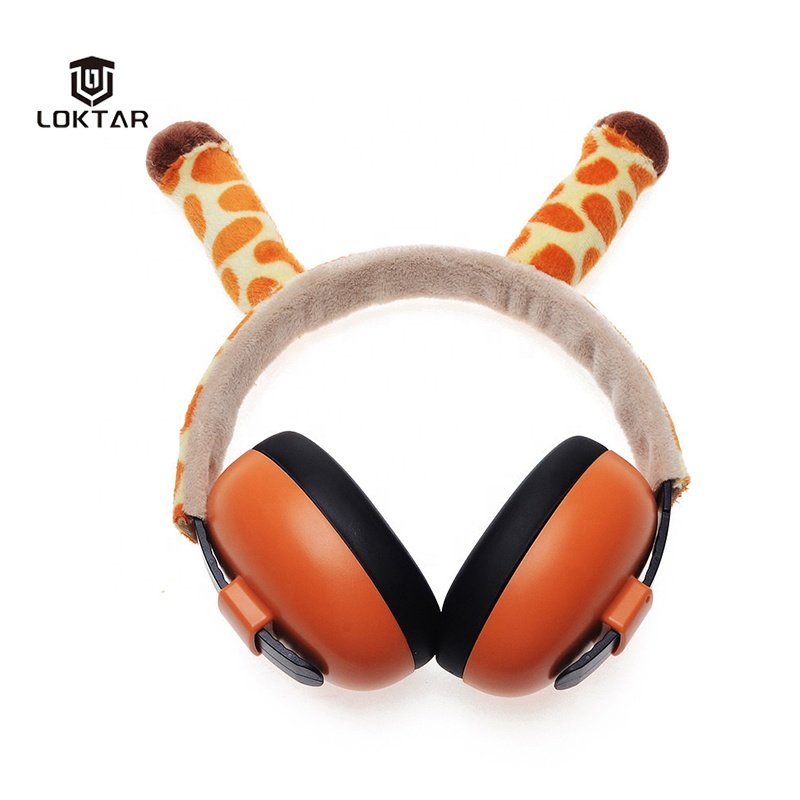 Cute Hearing Protection Headband Retractable Baby Ear Defenders Ear Muffs Noise Reduction Earmuff for Sleeping