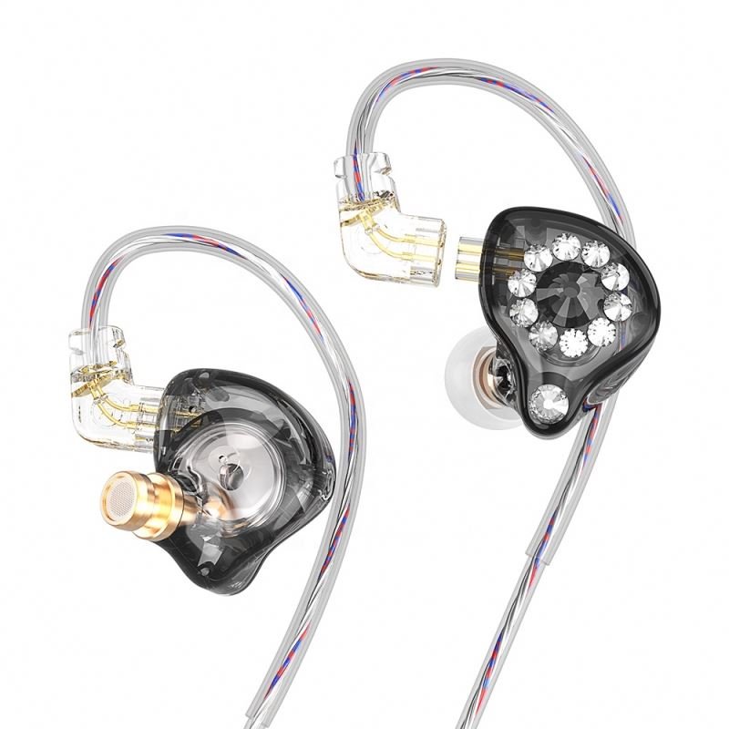 QKZ AK6 Spark Copper Driver Hifi Wired Earphone Sport Running Headphones Headphone Microphone Sustainable Kz Con Cable 3.5mm