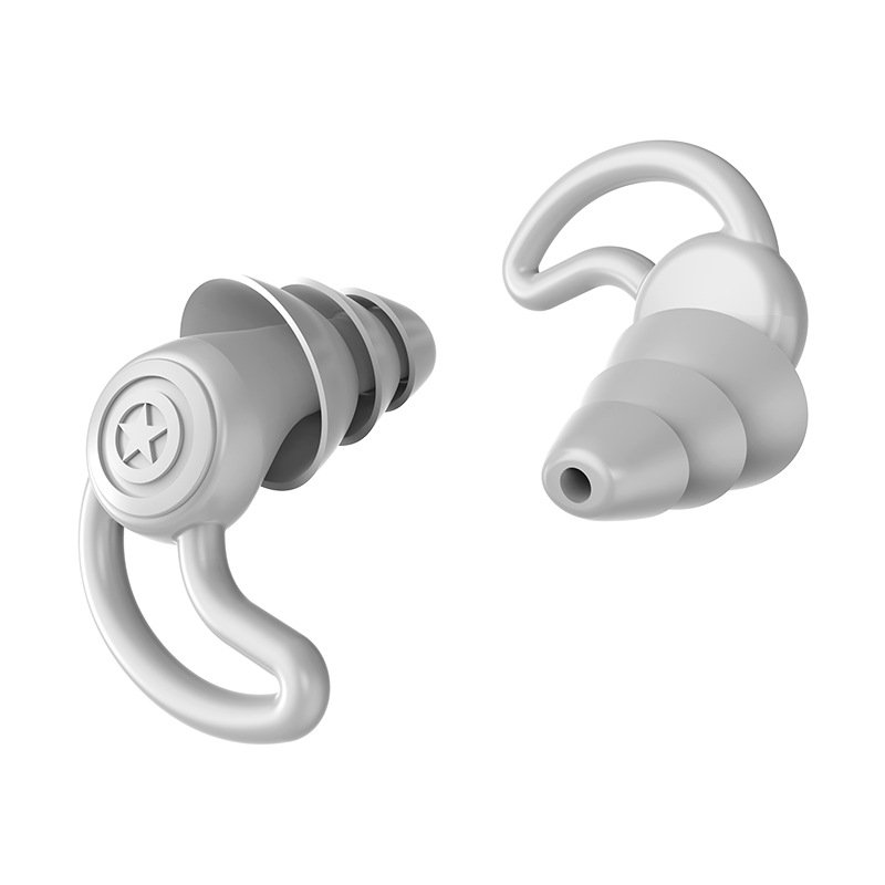 Hearing Protection Shark Fin Design Ear Plugs For Sleeping Noise Cancelling Silicone Earplugs Sound Blocking With Box