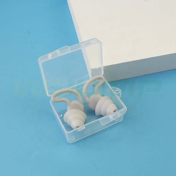 Wejump New Design Custom Logo Soft Hearing Protection Sound Blocking Shark Fin Sleeping swimming Silicone Earplugs