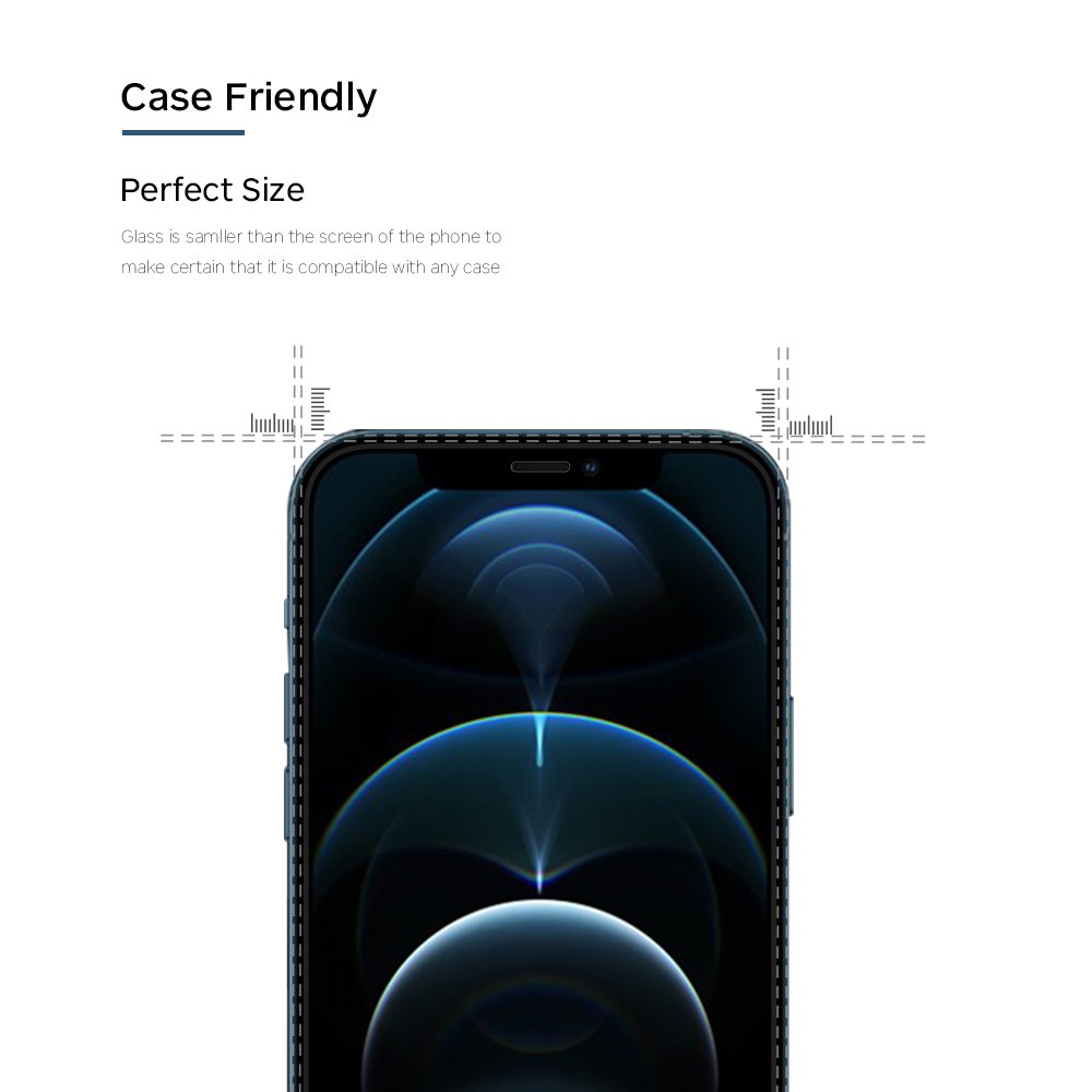 Hearing mesh protection explosion-proof Glass Protector for iPhone 12