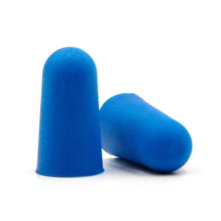 Disposable Bullet Shape 1100 Soundproof Foam PU Cordless Earplugs for Hearing Conservation