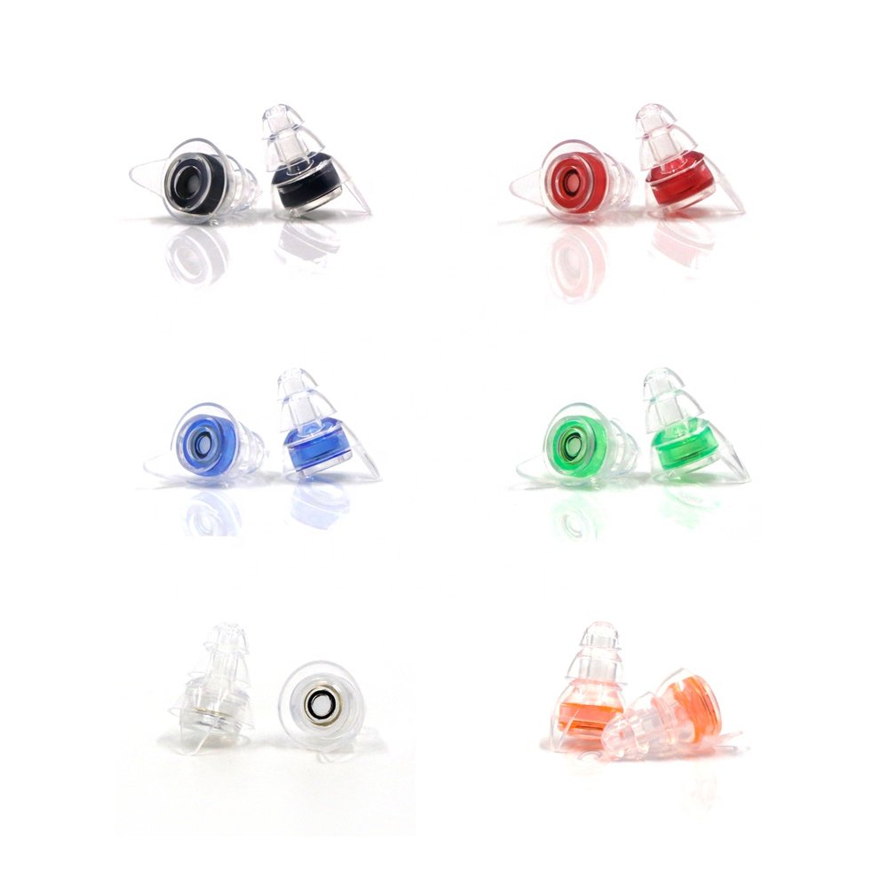 2024 Reduces Harmful Concert Earplug Silicone and Aluminum Case High Fidelity Noise Cancelling Acoustic Filter Music Ear plugs