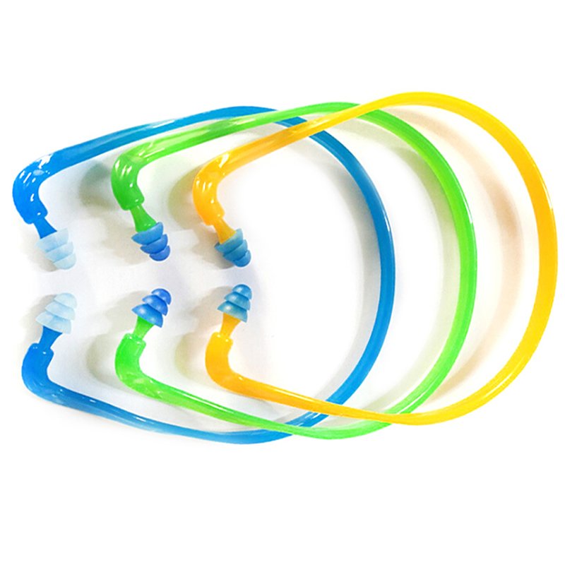 Comfortable Tapered Foam Earplugs Hearing Protection Banded Ear Plugs
