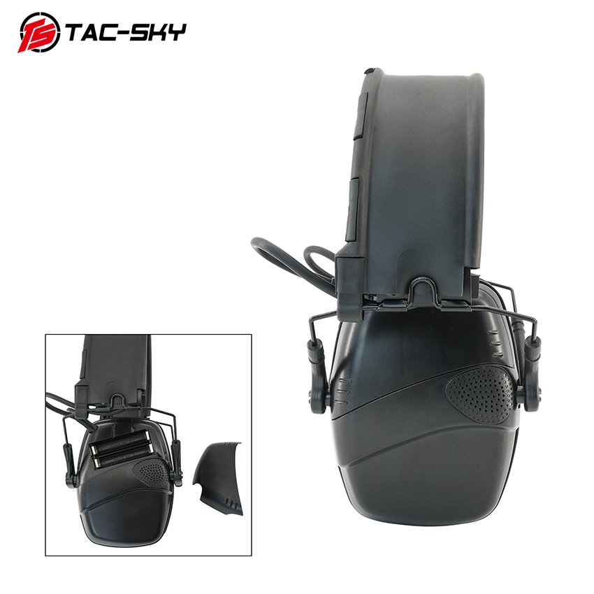 TS TAC-SKY Tactical Electronic Shooting Hearing Protection Active Noise Canceling Sound Pickup Headset for Hunting and Shooting