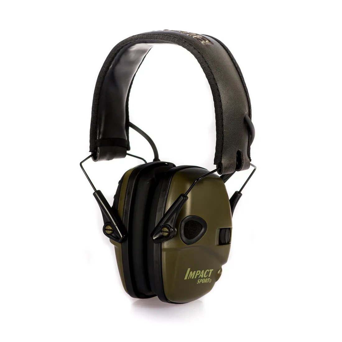 Howard Leigh Impact Sport - Adult Earmuffs - Olive Green for hunting & shooting