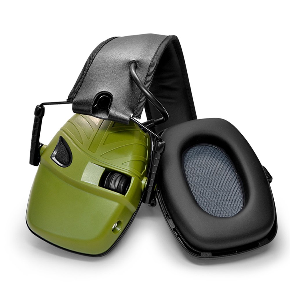 Industry Nrr 24Db Tactical Slim Ear Hearing Protection Headphones Electronic Shooting Earmuffs For Gun Range Hunting