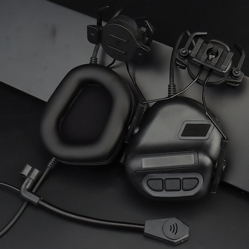 Tactical Headphone 5.0 Helmet wearing With noise cancelling Sound Pickup headset