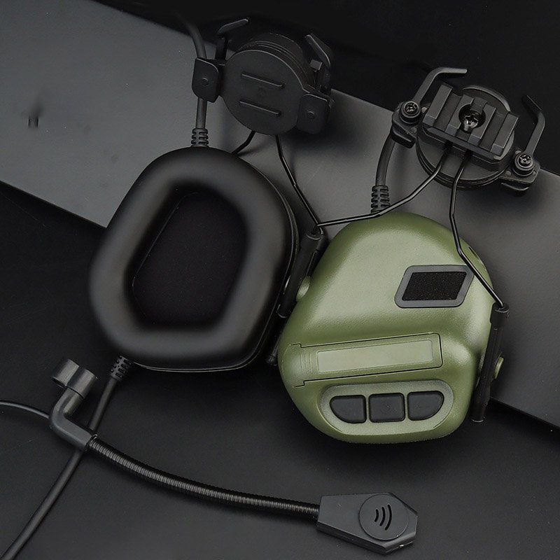 Tactical Headphone 5.0 Helmet wearing With noise cancelling Sound Pickup headset