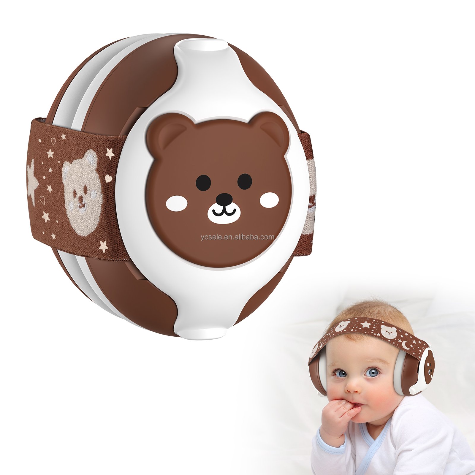 Baby Hearing Protection 25dB Ear Defenders Noise Canceling Kid Headphones Adjustable Soft Waterproof Earmuffs
