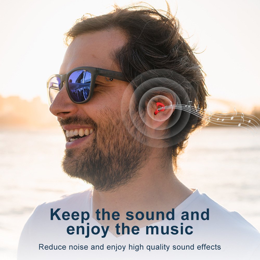Ear Plugs for Noise Reduction Super Soft Reusable Hearing Protection in Flexible Silicone for Sleep