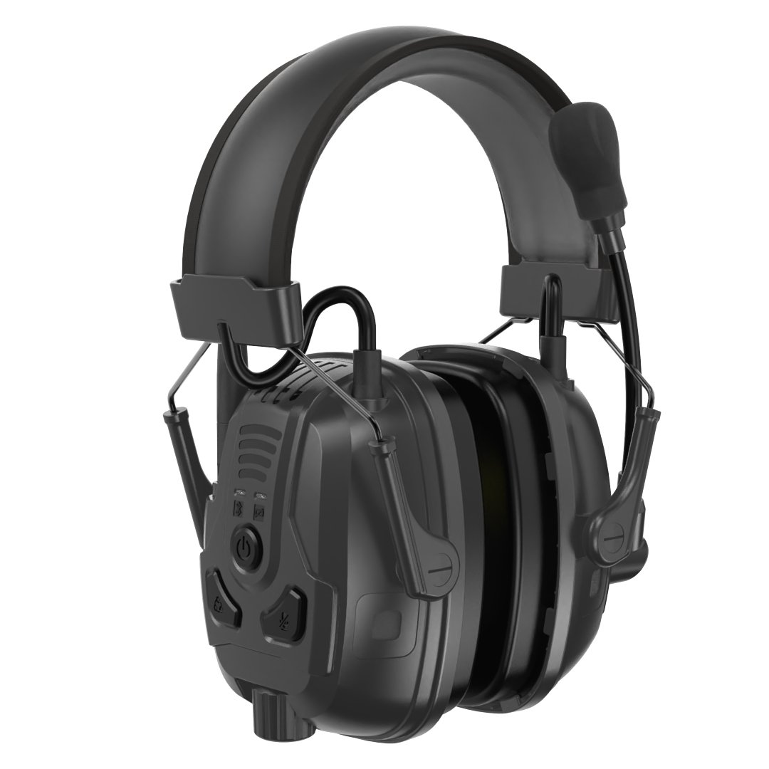 RONGXIANG CE ANSI S3.19 Hearing Protection Mining Airline IP67 Earmuff CE EN352 NRR25dB Type-C with BTM-07