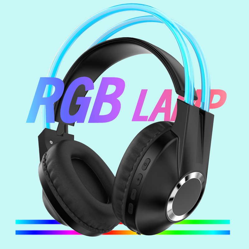 Gaming Wireless headset with noise reduction microphone headphone