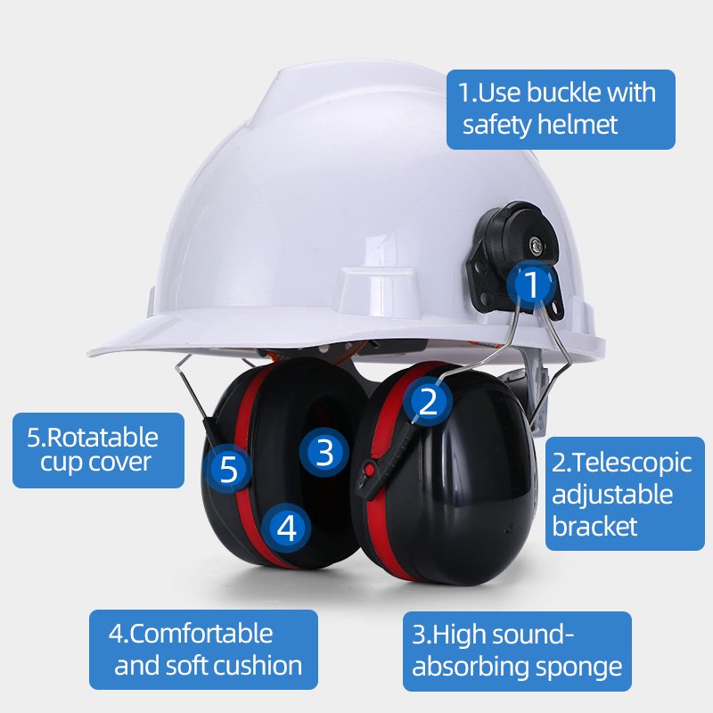 Noise Reduction Ear Muffs for Adults Hearing Protection from China Manufacturer