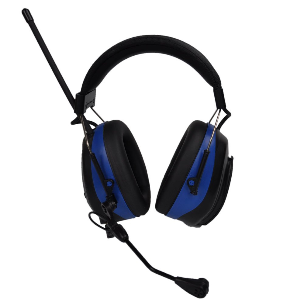 Smart blue-tooth Electronic FM Radio with External mic Hearing Protector for for workers to protecting ears