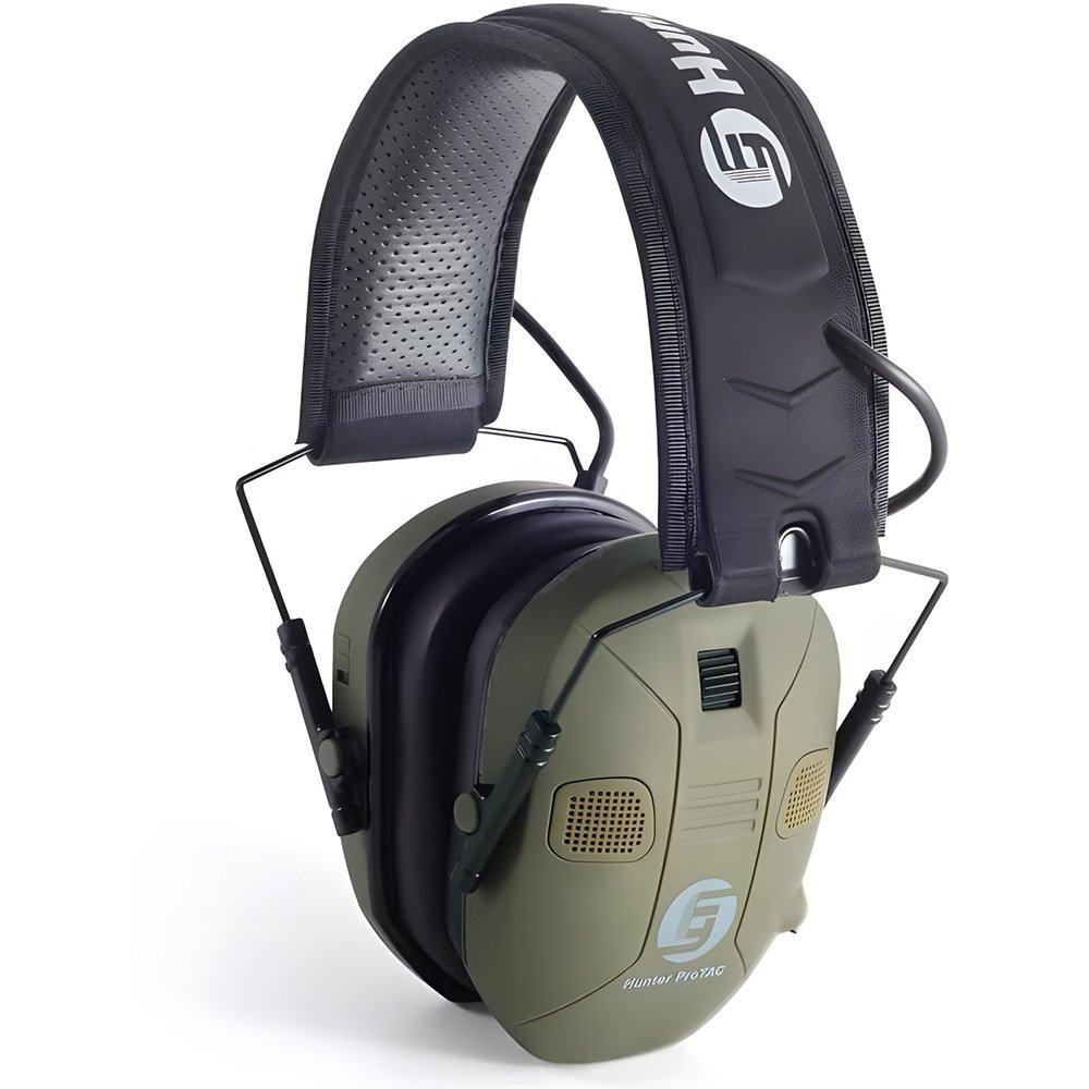 Hearing protection earmuffs high-looking shooting CS tactical active noise reduction sound isolation headphones 4 microphones
