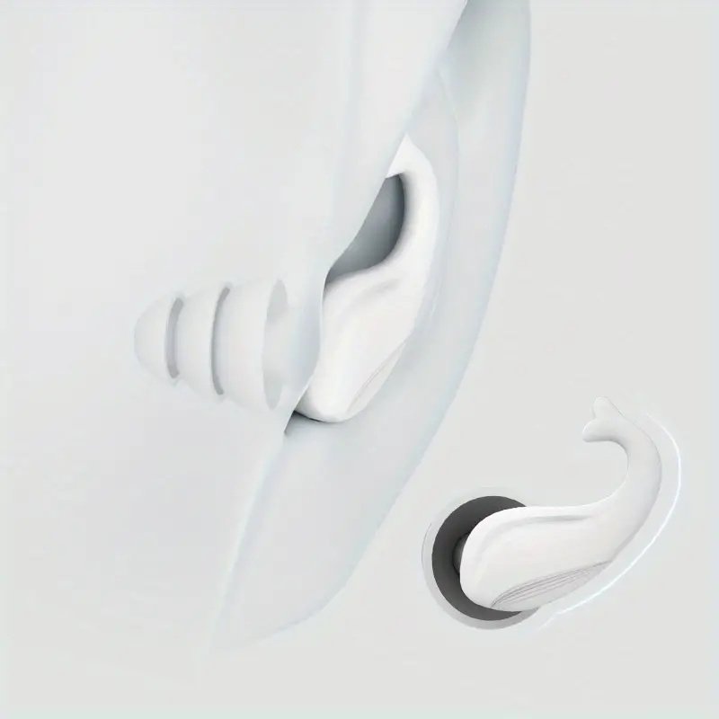 Custom logo Soundproof soft Reusable Airplane Hearing Protection Sound insulation sleep Silicone earplugs