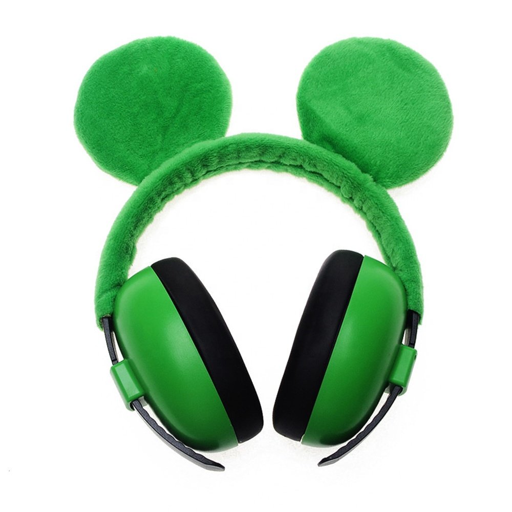 EM1008K Anti Noise Cute Animal Kids Safety Earmuffs Soundproof Ear Defender Baby Hearing protection for Child
