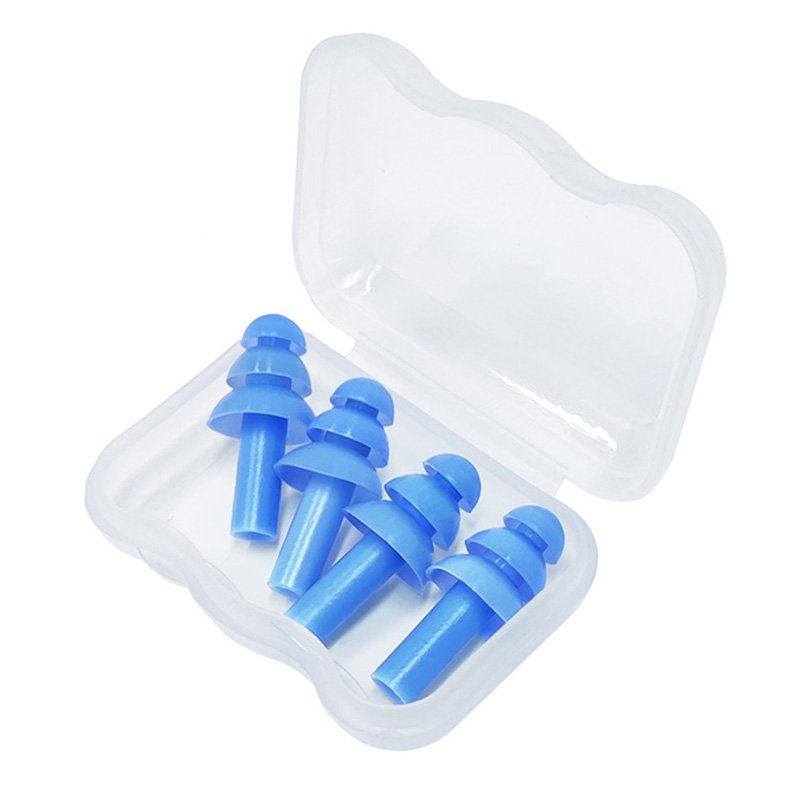 2024 Custom logo noise reduction Silicone Mud Ear Plugs Soft Reusable Waterproof Noise Cancelling Premium Moldable Earplugs