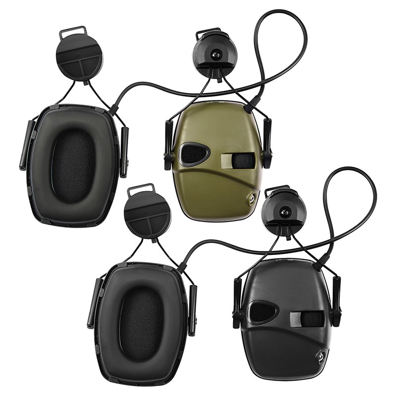 Outdoor Shooting Training SAC Sound Activated Compression Ear Defenders Noise Reduction Hearing Protectors Safety Earmuffs