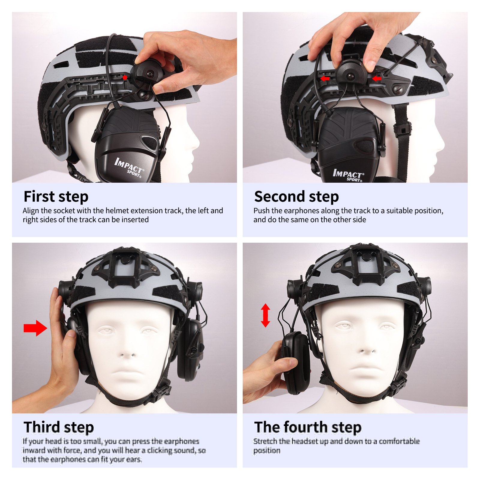 Outdoor Shooting Training SAC Sound Activated Compression Ear Defenders Noise Reduction Hearing Protectors Safety Earmuffs
