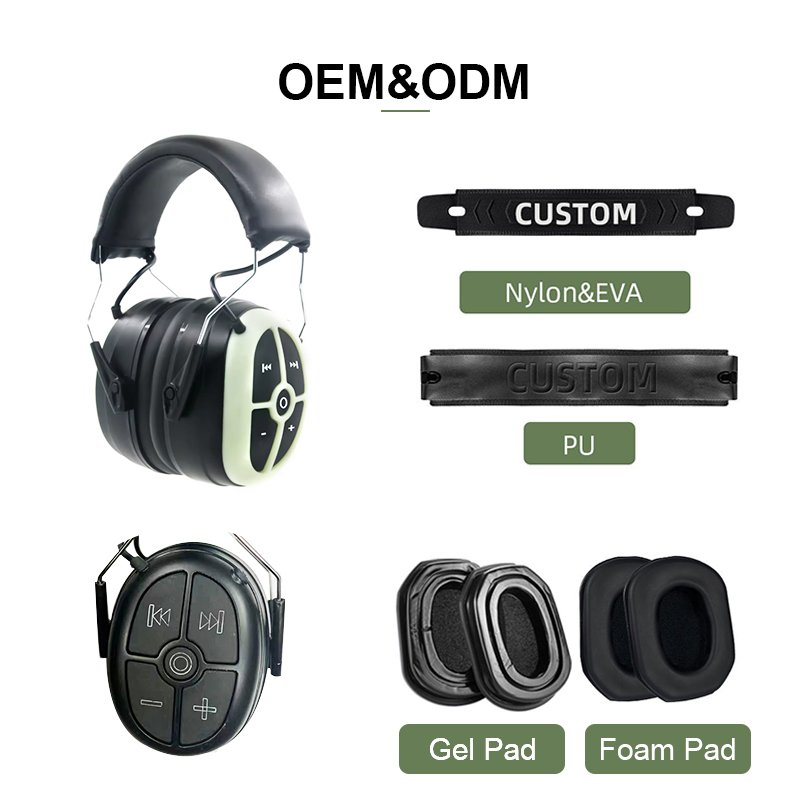 GS180B Best Seller Headband Noise Cancelling Bluetooth Ear Defender Hearing Protection Ear Muffs Safety Electronic Earmuffs