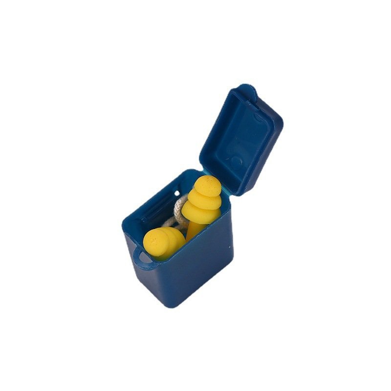 Noise protection ear plugs Reusable with pp box protective earplug 3 Layers Christmas Tree Shape Silicone Anti Noise Earplug
