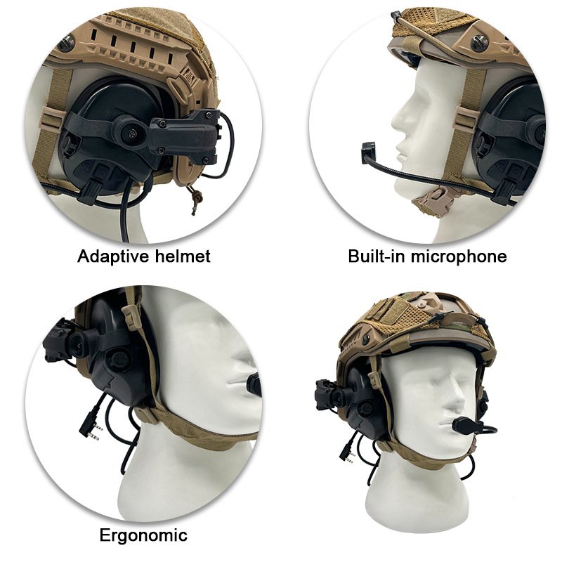 Electronic Earmuff Reliable Hearing Protection Soundproof Noise Cancelling Hunting Sporting Ear Defender Tactical Ear Muffs