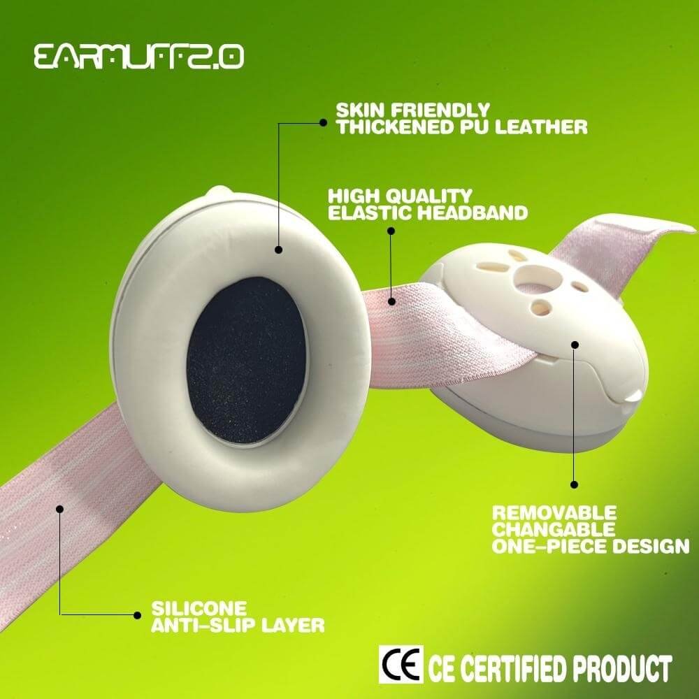 Hearing protection earmuffs for kids kids sound proof headband safety baby earmuffs