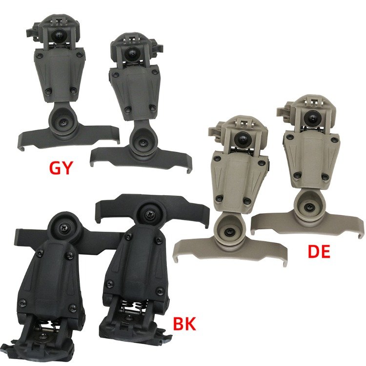 TS TAC-SKY Electronic Earmuffs Adapter Tactical ARC Helmet Rail Adapter for Walkers Razor Shooting Headset Hearing Protection