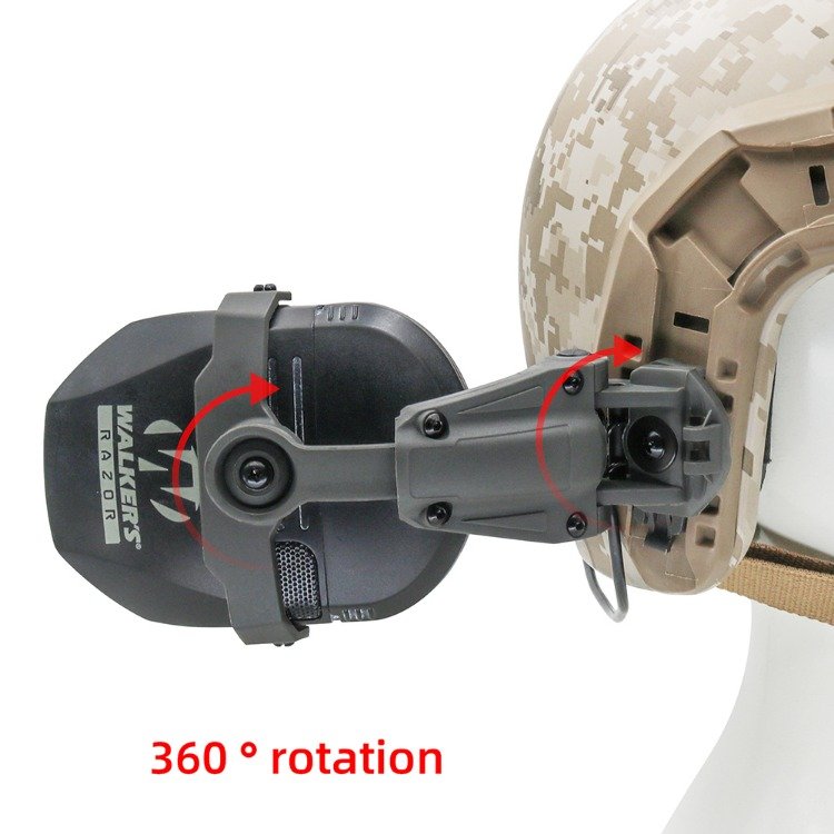 TS TAC-SKY Electronic Earmuffs Adapter Tactical ARC Helmet Rail Adapter for Walkers Razor Shooting Headset Hearing Protection
