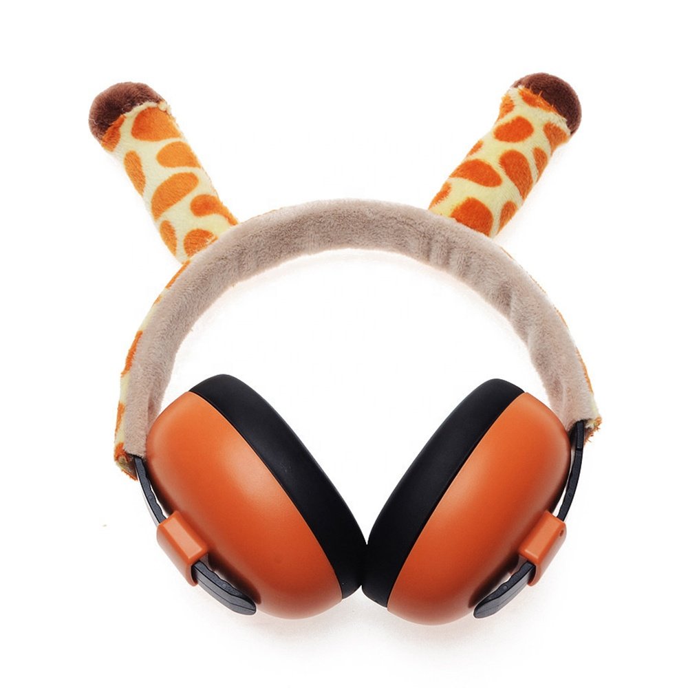EM1008K Custom Colorful Cute Animal Kids Safety Earmuffs Anti Noise cancelling Headphones Baby Hearing protection for Child