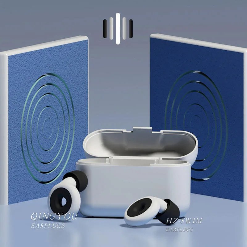 High Quality Custom Best Ear Plugs Waterproof Hear Protection Anti Noise Reduction Soft Silicone Earplugs