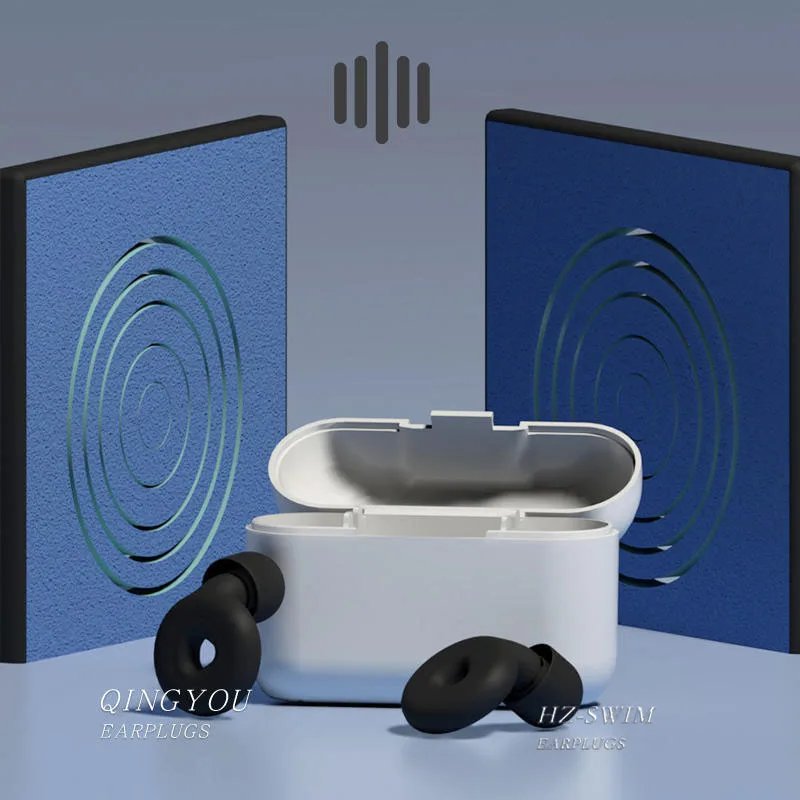 High Quality Custom Best Ear Plugs Waterproof Hear Protection Anti Noise Reduction Soft Silicone Earplugs